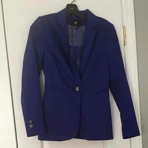 H&M Women's Royal Blue Suit Jacket